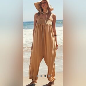 Free People Good Day One Piece, color Velvet Sand, BOHO BEACH SWIM cover up!